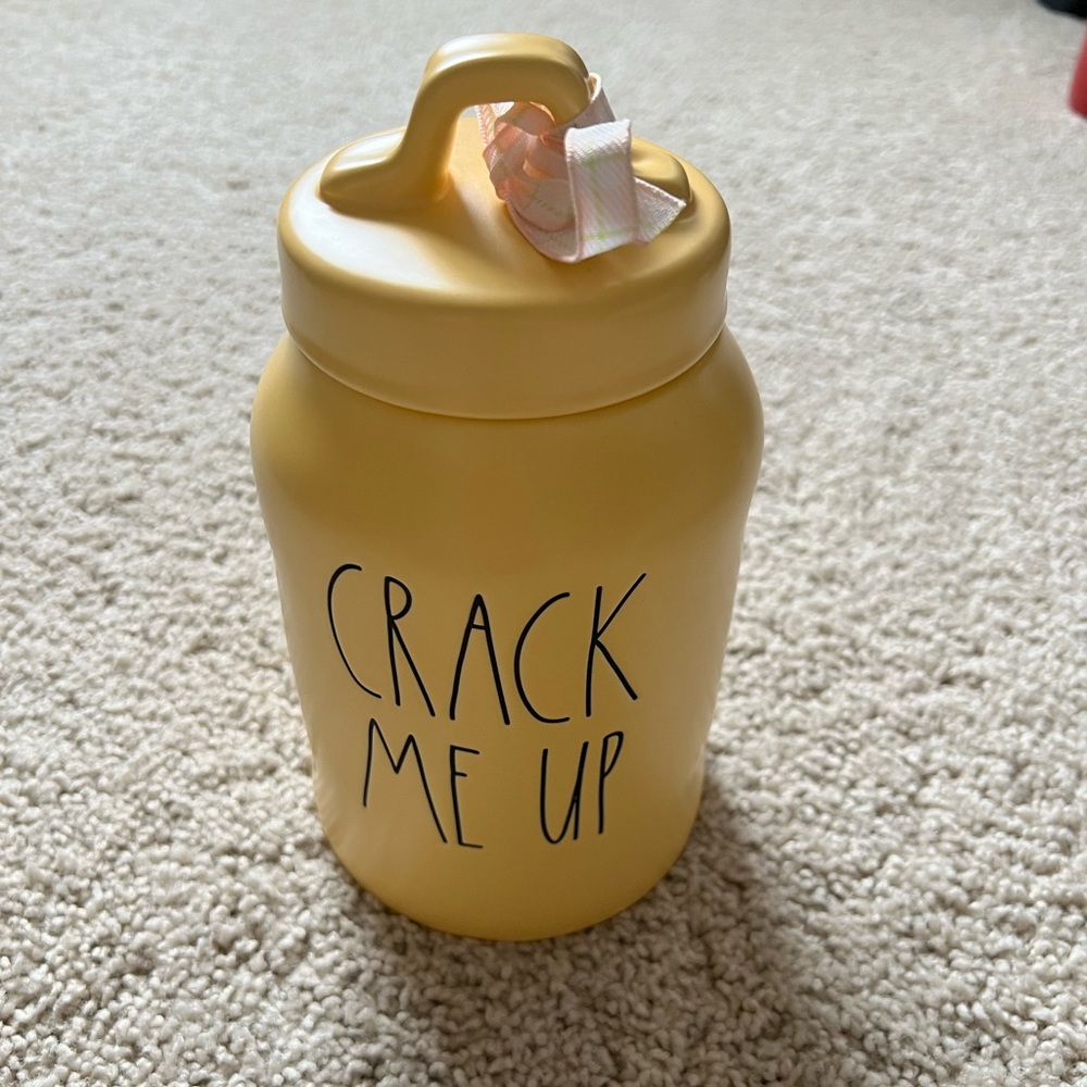 Rae Dunn Yellow Canister